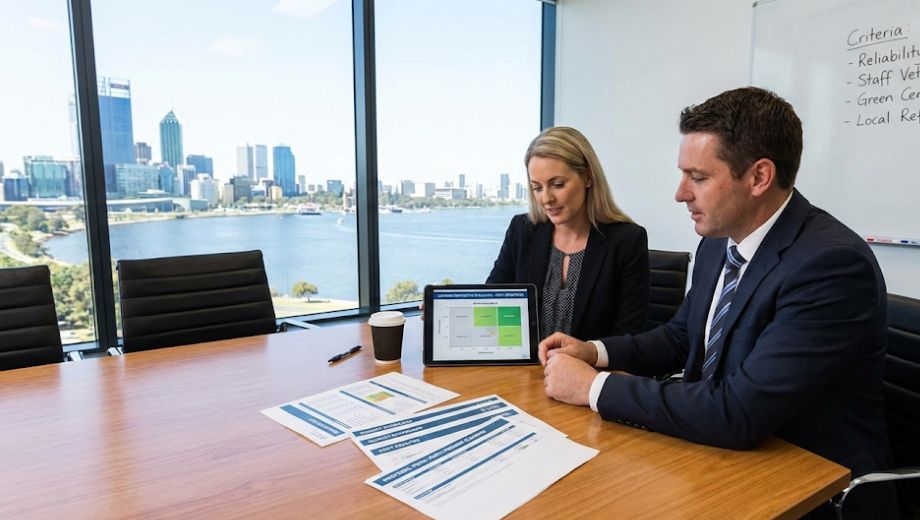 Cleaning contractor evaluation Perth business