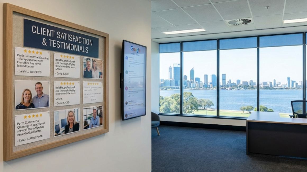 Perth business reviews cleaning service testimonials