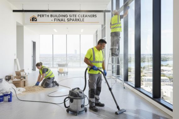 Construction dust removal cleaning Perth site