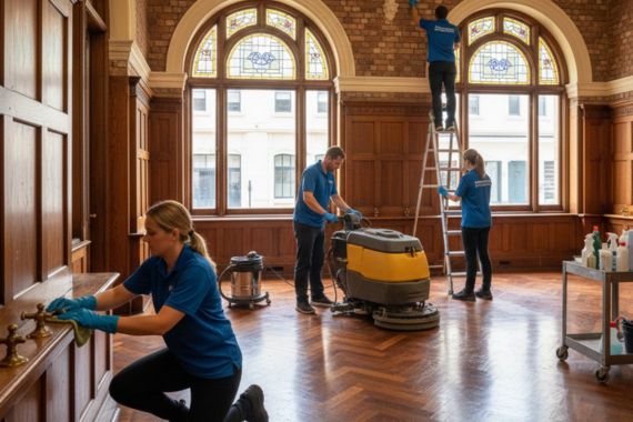 Heritage building cleaning Fremantle historic property